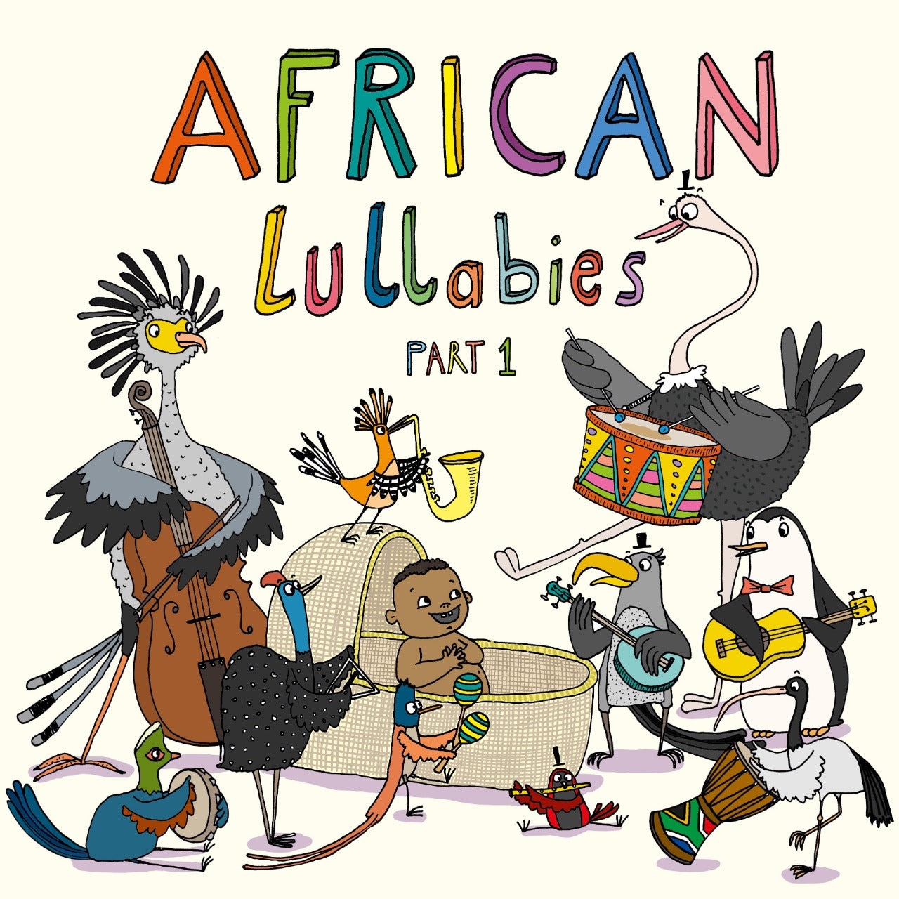Platoon Kids Artists -African Lullabies Part 1 Album Cover 
