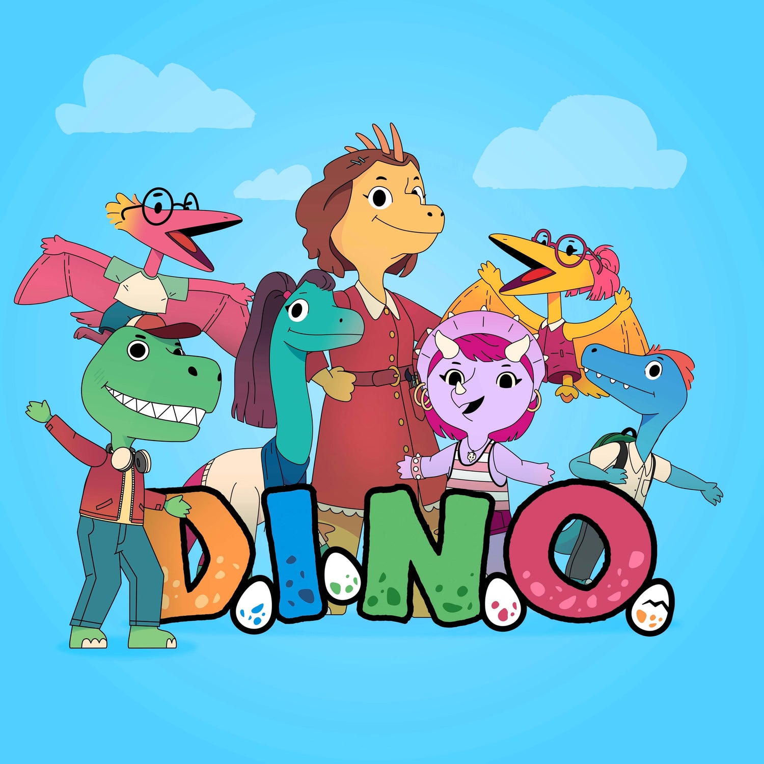 Platoon Kids Artists - D.I.N.O. character logo