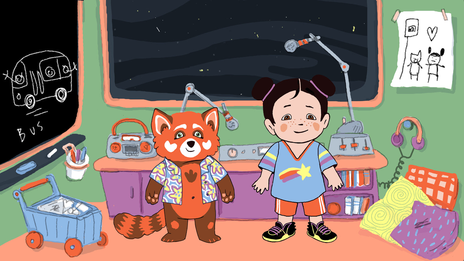 Platoon Kids Artists - Molly and Mango main logo 