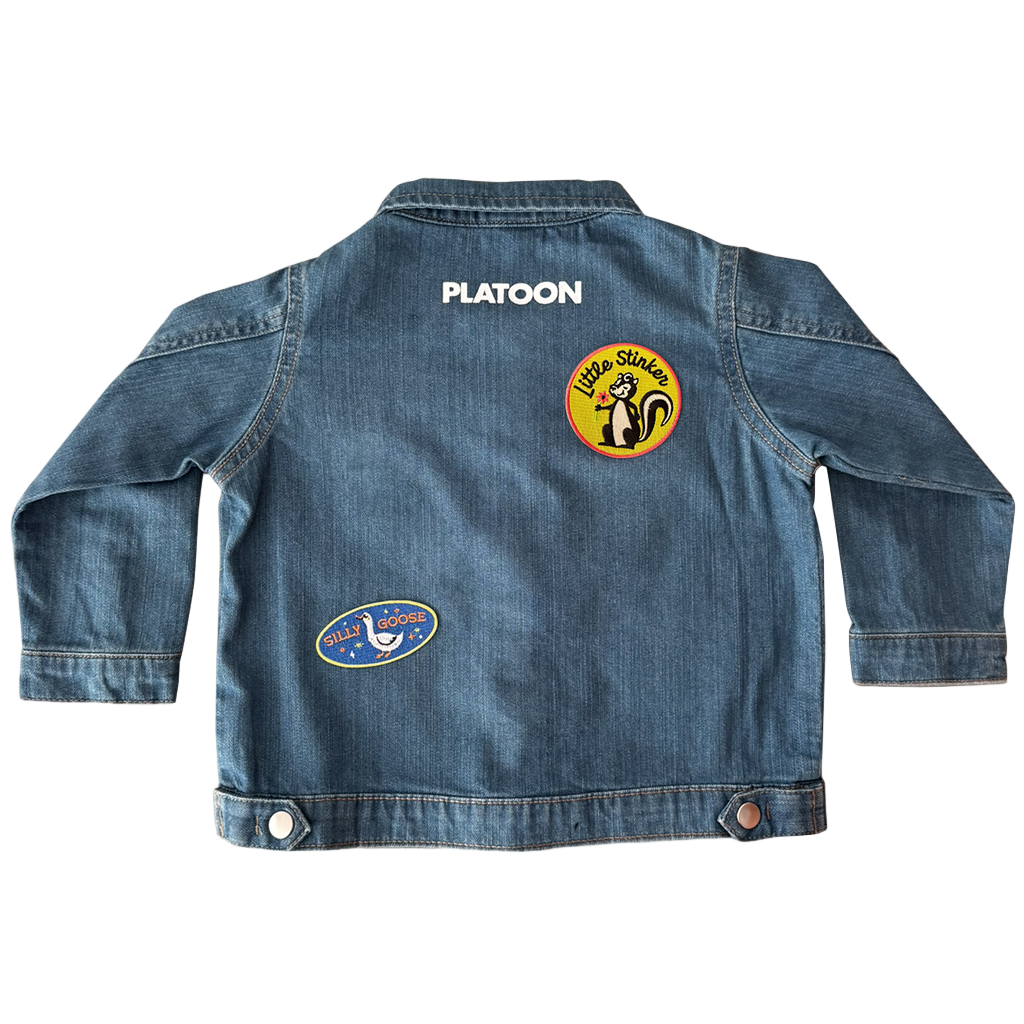 Platoon Kids Denim Jacket Back
