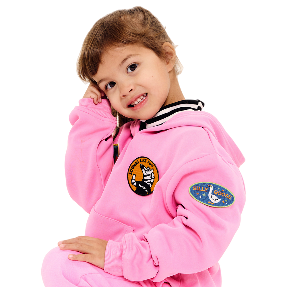 Platoon Kids Silly Goose Iron On Patch on Jacket